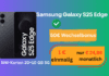 Samsung Galaxy S25 Edge mit 2 SIM-Karten 20+10 GB 5G und 50€ Wechselbonus für einmalig 1 Euro und nur 24,98 € monatlich