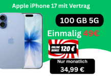Apple iPhone 17 mit Vertrag Apple iPhone 17 mit Vertrag