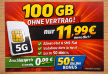 100 GB SIM-Karte ohne Vertrag 100 GB SIM-Karte ohne Vertrag